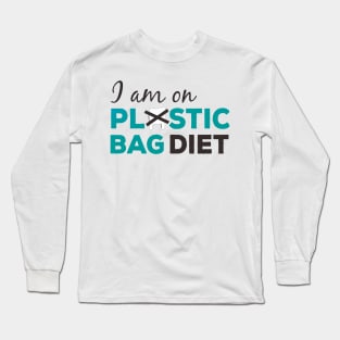 Anti Plastic Bag Environmental Campaign T-Shirt Long Sleeve T-Shirt